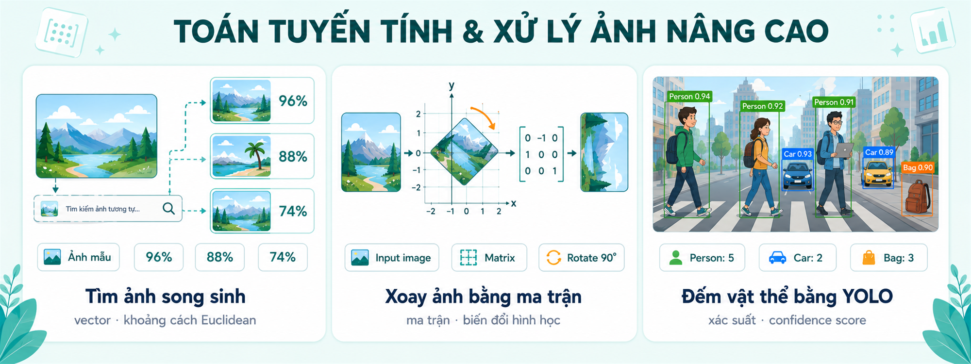 Toán Tuyến Tính & Xử Lý Ảnh Nâng Cao