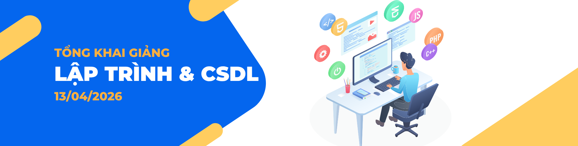 Tổng khai giảng khóa học Lập trình và CSDL
