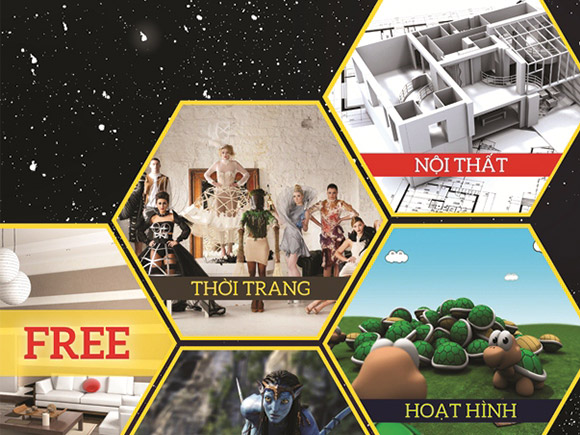 Hội thảo miễn phí 3D ỨNG DỤNG Thiết kế thời trang, Nội thất, Hoạt hình và Kỹ xảo phim