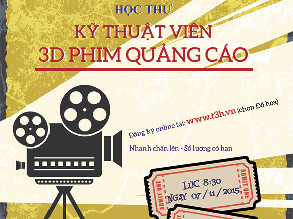 Học thử miễn phí - Chương trình 3D Phim quảng cáo (07/11/2015)
