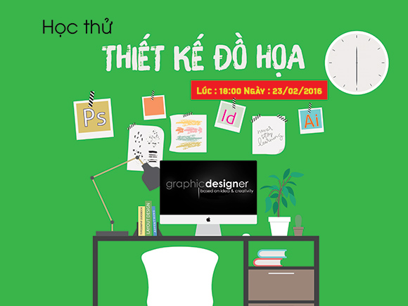 Học thử miễn phí - Chương trình Thiết kế Đồ họa 2D (23/02/2016)