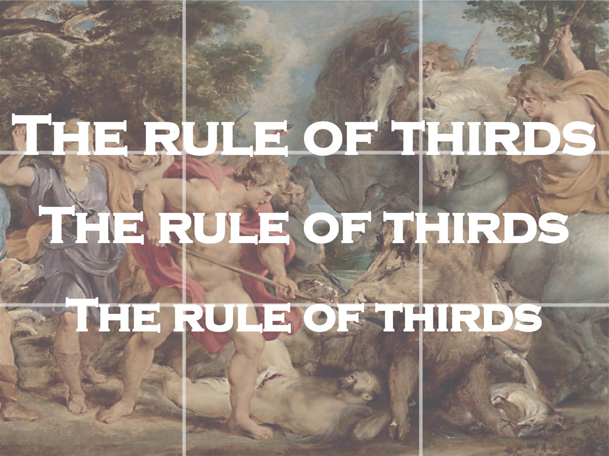 [Thiết Kế Đồ Họa] Tính ứng dụng của quy tắc một phần ba trong thiết kế