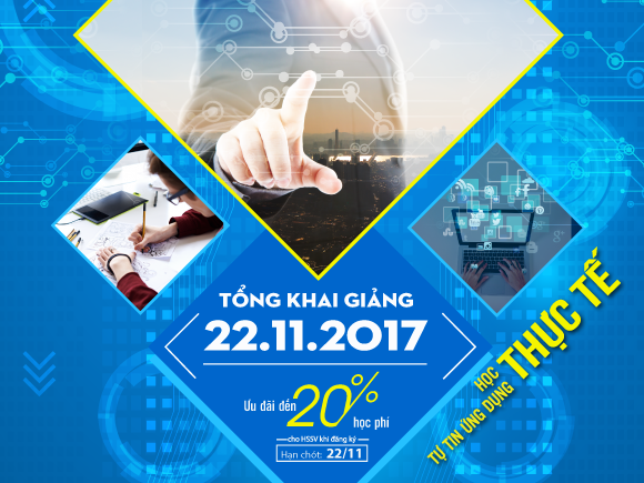 Trung tâm Tin học Khoa học Tự nhiên Tổng khai giảng các khóa 22/11/2017