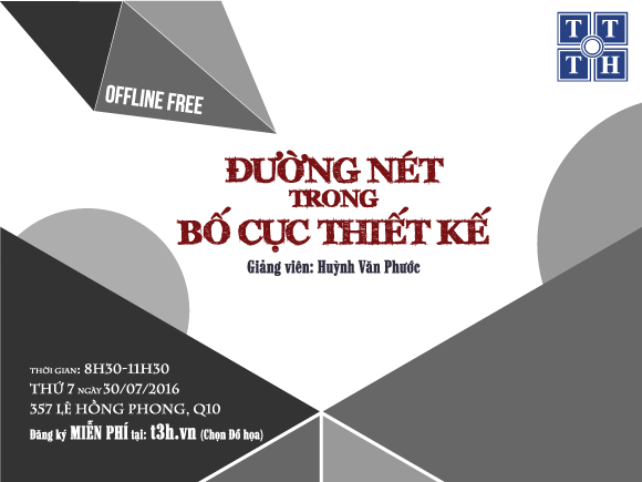 Offline "ĐƯỜNG NÉT trong BỐ CỤC Thiết kế" 30/07/2016