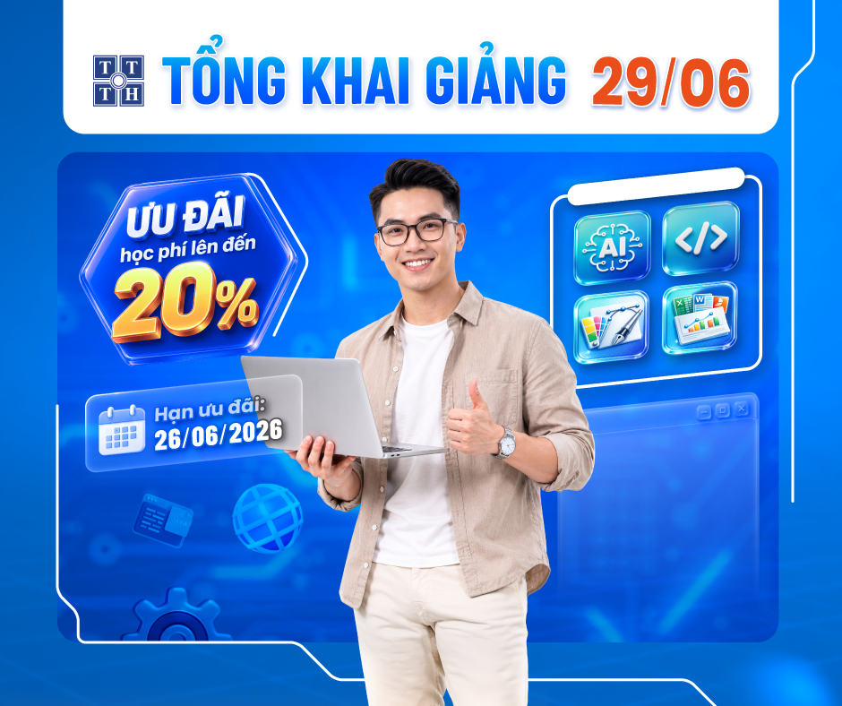 Tổng khai giảng các khóa học tại Trung tâm Tin học KHTN - 29/06/2026